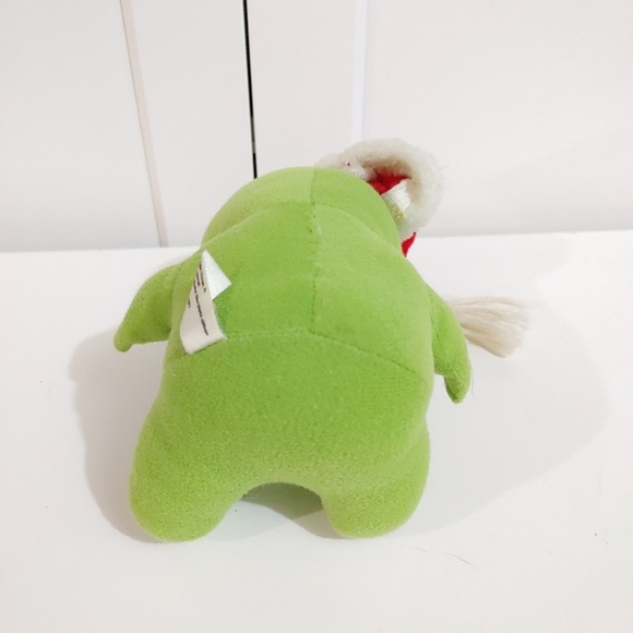 Muppet Babies Santa Hat Kermit Plush Doll Vintage 1987 Christmas Henson - Picture 10 of 10